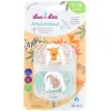 Luc et Léa Sucette Anatomique +6m Léopard Hippopotame Bleu Lot de 2