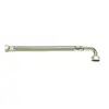 Flexible Tressé Inox Coudé série plus - Sanitaire - Ø13mm avec joint - Femelle/Femelle 15x21 - 700mm