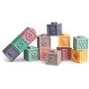 Lot de 12 cubes sensoriels Multicolore