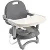 Réhausseur pliant gris - FORMULA BABY - 3 hauteurs d'assise - 3 positions de plateau