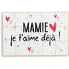 Puzzle Annonce Grossesse personnalisé pour Mamie - MAÏKA - Scène de vie - 15 pièces - Blanc