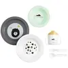 MAÏKA Coffret Repas Bébé 6 pièces - Assiettes, Tasses et Couverts - Motifs Animaux & Nuages
