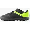 KIPSTA Chaussures de football enfant a scratch 100 easy turf tf noir et jaune