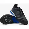 CHAUSSURES DE FOOTBALL VIRALTO II CUIR TF NOIR ECLAIR ENFANT - KIPSTA