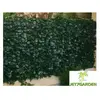 Haie artificielle duo JET7GARDEN - Vert - 1 x 3 m - Traitement anti-feu et anti-UV