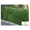 Jet7garden - Haie artificielle feuilles de rosier en rouleau 1 x 3 m