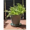 RIVIERA Bac a fleurs rond SOLEILLA - Plastique - Diametre 60 cm Vert argile