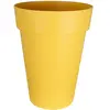 Bac à fleurs RIVIERA SOLEILLA HAUT - Plastique - Hauteur 66 cm - Jaune