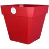 RIVIERA Pot de fleurs Soleilla - Carré - 40 x 40 cm - Rouge