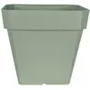 Riviera Bac a fleurs carré SOLEILLA - Plastique - 50x50 cm - Vert argile