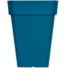 Riss Bac à fleurs carré RIVIERA SOLEILLA - Plastique - Hauteur 53 cm - Bleu