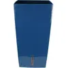 Bac à fleurs carré RIVIERA EVA NEW HAUT - Plastique - 69x69 cm- Bleu