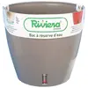 RIVIERA Bac à réserve d'eau - Rond - Ø 36 x H 33 cm -Taupe