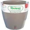 RIVIERA Pot rond Eva New en plastique - Ø 31 cm - 14,5 L - Taupe