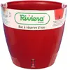 Riviera Pot de fleur à réserve d'eau Eva new - Rouge - 46x45cm