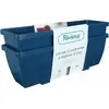 RIVIERA Bac A Fleurs Eva - Lot 2 Jardinieres - Plastique - 57 Cm - Bleu