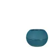 Riss Bac a fleurs rond GRANIT BOULE - Plastique - Diametre 40 cm - Bleu