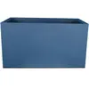 Riviera Bac à fleurs rectangulaire granit - plastique - 60 x 30 cm - bleu RISS