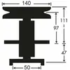 Palier de Lame adaptable pour AMF - DYNAMARK - NOMA