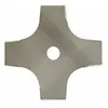 Lame 4 dents évidées adaptable pour débroussailleuse - Coupe de 230mm, alésage: 25,4mm, épaisseur: 1,6mm