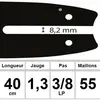 Guide OZAKI 40 cm 3/8LP 1,3mm