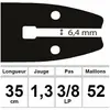 Guide OZAKI 35 cm 3/8LP 1,3mm