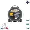 Fil nylon hélicoïdal OZAKI TWISTED POWER SILENT LINE, Ø: 2,4mm, L: 44m