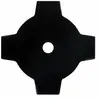 Greenstar Lame 4 dents pleine adaptable pour débroussailleuse - Coupe de 255mm, alésage: 25,4mm, épaisseur: 1,4mm
