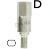 Adaptateur d'arbre profil STIHL 6,5mm pour renvoi d'angle universel