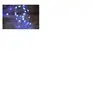 GENERIQUE guirlande micro-led - 7,5 m - bleu et pur - 75 led - 16 fonctions mémoire - câble argent transparent