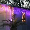 Rideau lumineux de toiture - multicolore