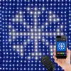 Rideau lumineux pilotable bluetooth