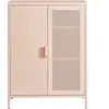 NINO - Buffet haut 2 portes en métal PANTONE H100cm Drawer