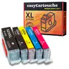 123CONSOMMABLES - Pack 5 Cartouches compatibles Canon PGI-525/CLI-526