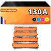 123CONSOMMABLES - Pack 4 toners compatibles HP 130A