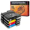 Pack 4 Cartouches compatibles BROTHER LC980