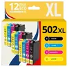 123CONSOMMABLES - 502XL - Cartouche d'encre pour Epson 502 XL pour Epson Express