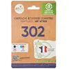 Pack De Cartouches D'encre 302 Noir + Couleurs - Compatible Hp Jetline...