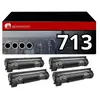 123CONSOMMABLES - Pack 4 Toners Compatible Canon 713 Noir