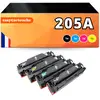 123CONSOMMABLES - Pack 4 Toners Compatible HP 205A