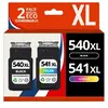 123Consommables Pack 2 cartouches compatibles CANON PG-540XL/CL-541XL noir et couleur