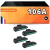 123CONSOMMABLES - Pack 4 Toners compatibles HP 106A Noir