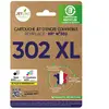 Pack De Cartouches D'encre 302 Xl Noir + Couleurs - Compatible Hp Jetl...