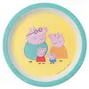 Petit Jour Paris Assiette bebe Peppa Pig avec les parents
