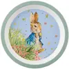 Assiette bébé Pierre Lapin verte (18 cm)
