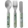 Petit Jour Paris ERNEST ET CÉLESTINE - SET DE 3 COUVERTS - inox/plastique abs - 11 x 19 x 2 - ENFANT