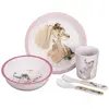 Coffret repas Ernest et Célestine rose (5 pièces)