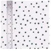 GENERIQUE Tissu coton étoilé sur fond blanc vendu au mètre(...) - 21 Bleu canard