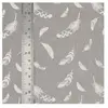 GENERIQUE Tissu coton plumes vendu au mètre(...) - feuillegris