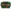 Boîte à couture Vert et Or - 21x28,5x19,5cm - Collection Les merveille...